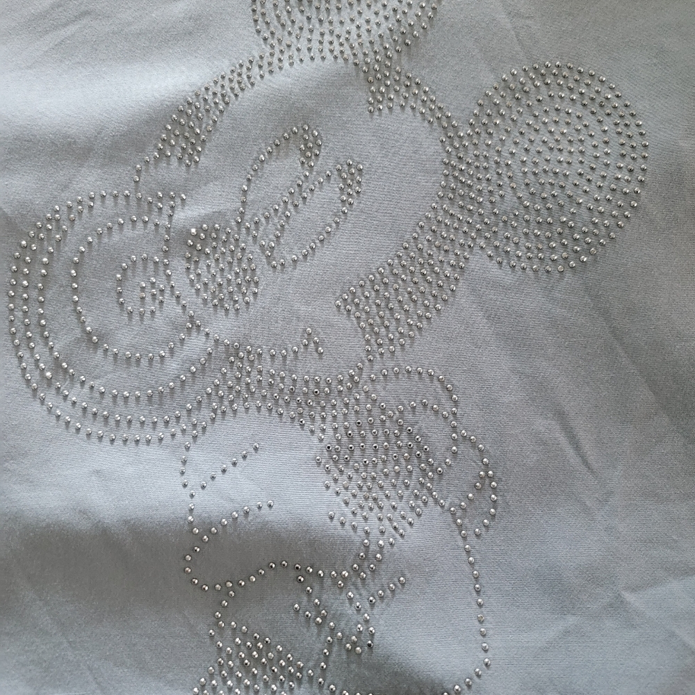 Shinny Mickey Mouse blouse size L ?